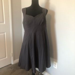 Grey torrid swing dress